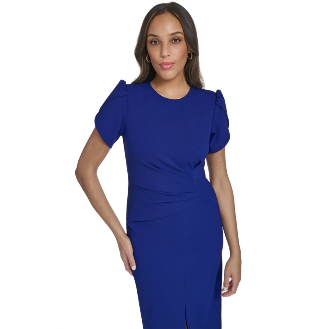 Vince Camuto Women's Scuba Crepe Crewneck Bodycon Dress