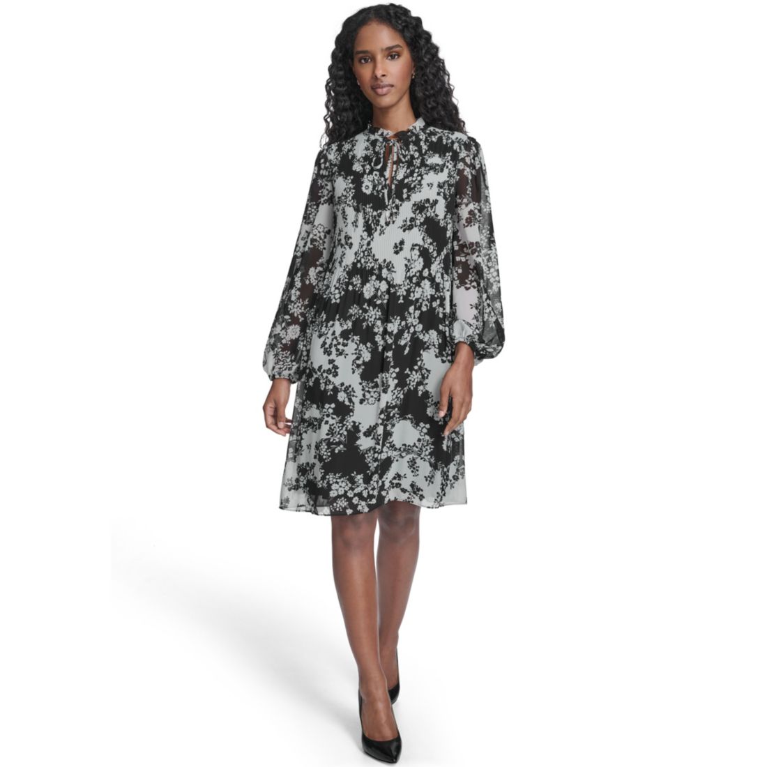 Jessica Howard Women's Bubble-Sleeve Sheath Dress