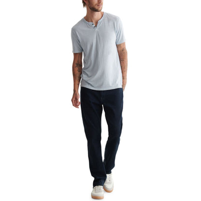 Lucky Brand Men's Venice Burnout Notch Short Sleeves T-shirt