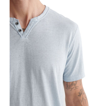 Lucky Brand Men's Venice Burnout Notch Short Sleeves T-shirt