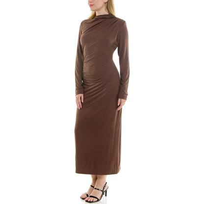 Taylor Women's Ruched Long-Sleeve Bodycon Dress