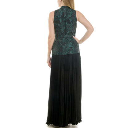 Taylor Women's V-Neck Pleat Detail Dress