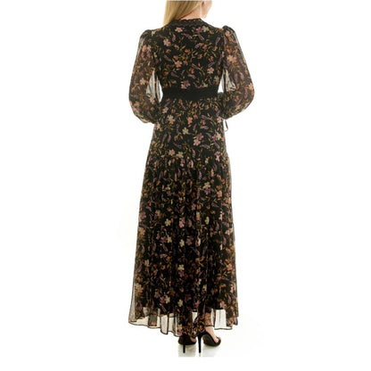 Taylor Women's Lace V-Neck Tiered Dress
