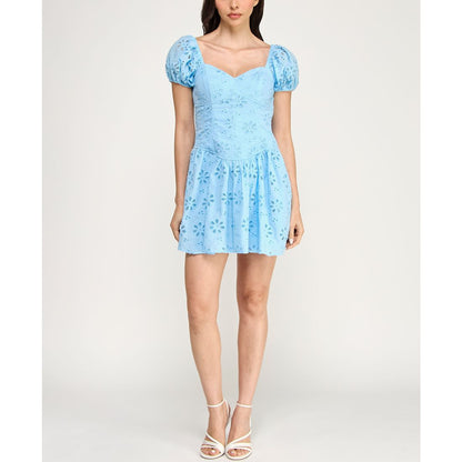 Violet Weekend Juniors' Corset Drop Waist Fit & Flare Dress