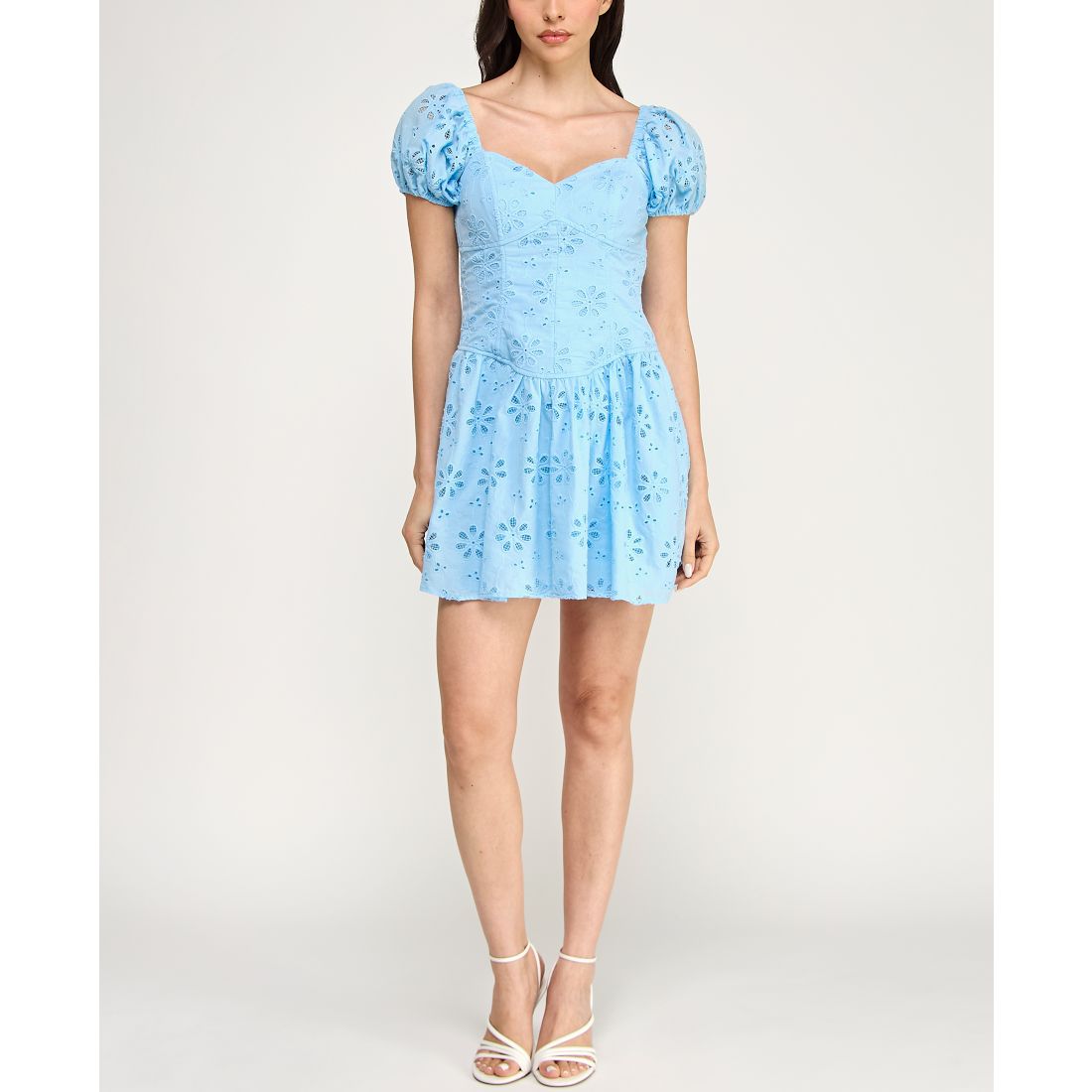 Violet Weekend Juniors' Corset Drop Waist Fit & Flare Dress