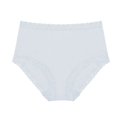 Natori Bliss Lace-Trim High Rise Cotton Brief 755058