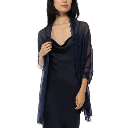 I.n.c. International Concepts Ruffle-Edge Metallic Evening Wrap, Created for Macy's