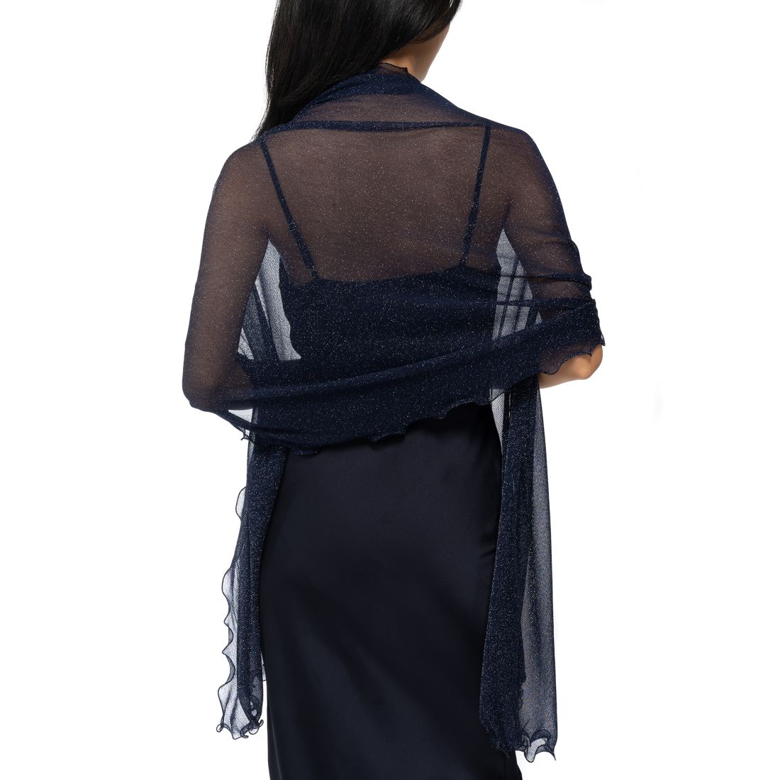 I.n.c. International Concepts Ruffle-Edge Metallic Evening Wrap, Created for Macy's