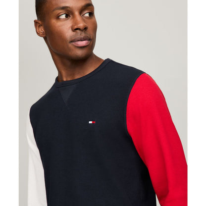 Tommy Hilfiger Men's Thermal Logo Long-Sleeve Pajama Shirt