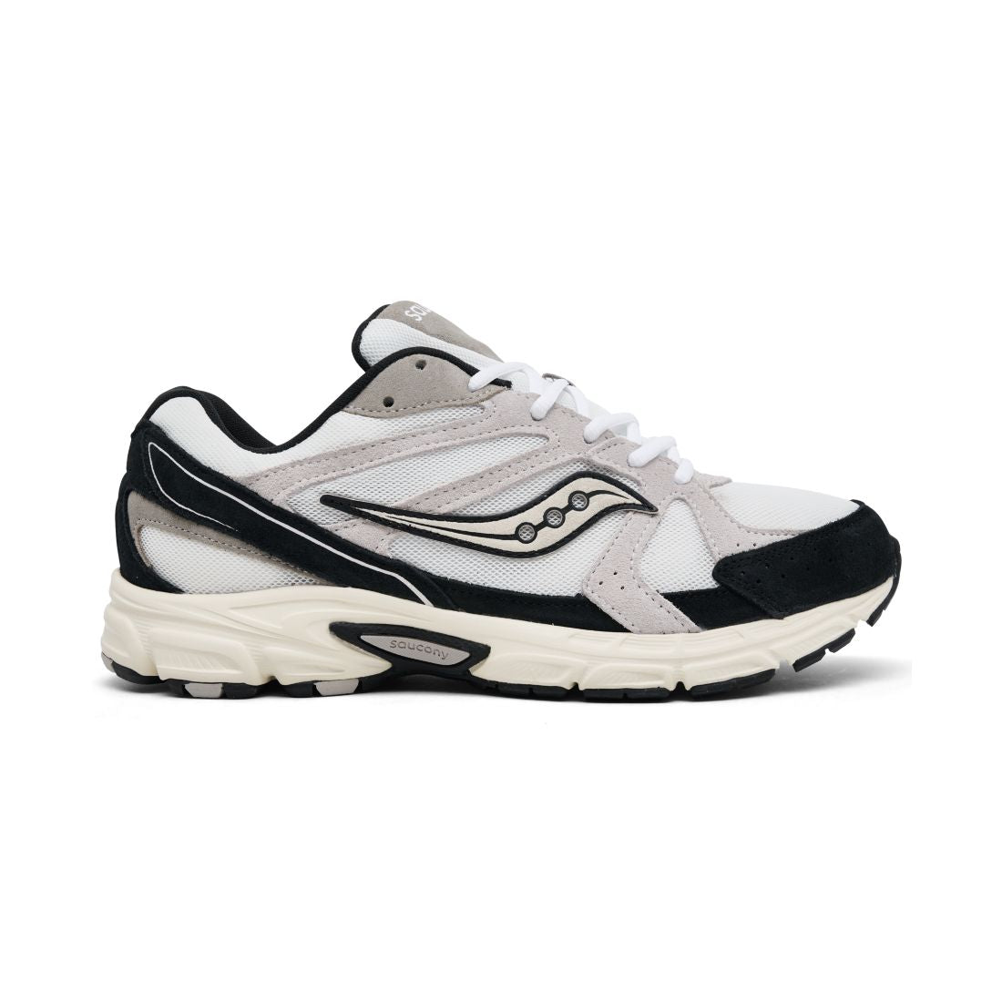 Saucony Men's and Women's Ride Millennium Casual Sneakers from Finish Line - White, Black