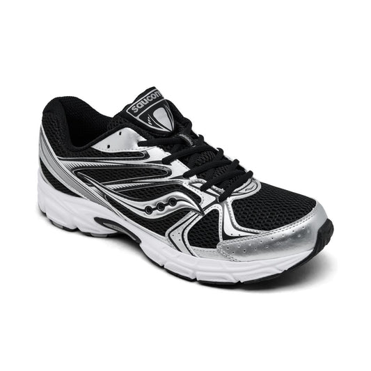 Saucony Men's and Women's Ride Millennium Casual Sneakers from Finish Line - Black, Silver
