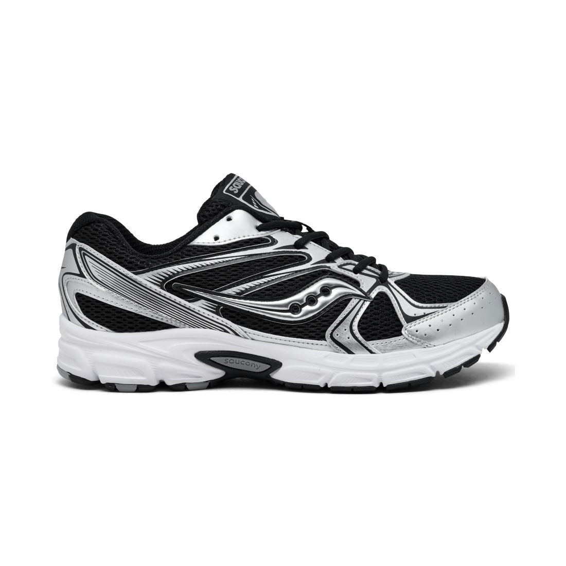 Saucony Men's and Women's Ride Millennium Casual Sneakers from Finish Line - Black, Silver