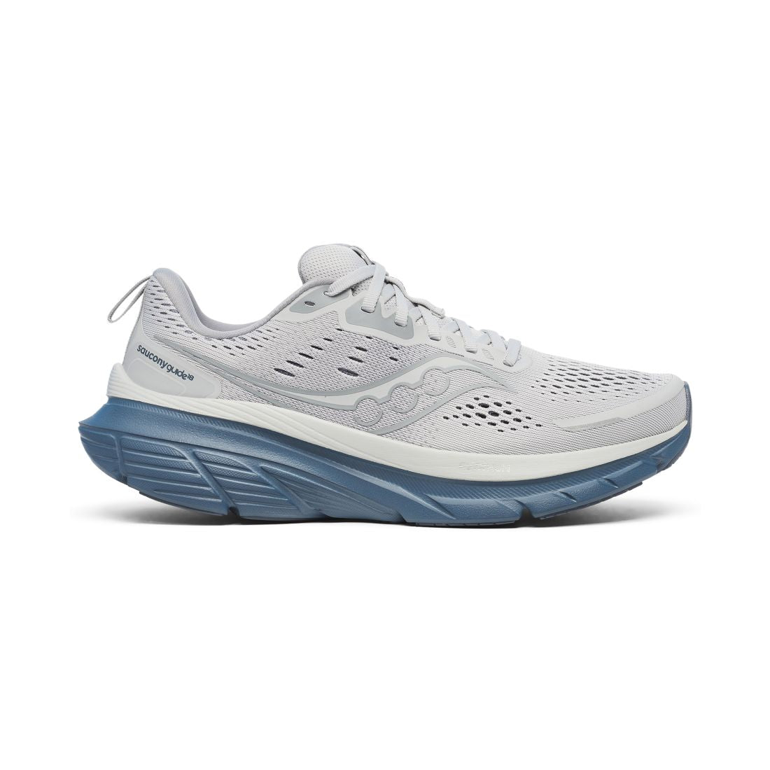 Saucony Men's Guide 18 Running Sneakers from Finish Line - Fossil, Dusk