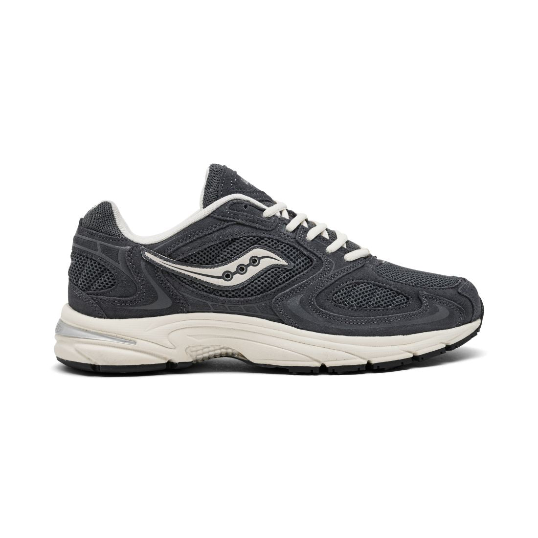 Saucony Men's and Women's Grid Jazz 9 Suede Casual Sneakers from Finish Line - Graphite, Cream