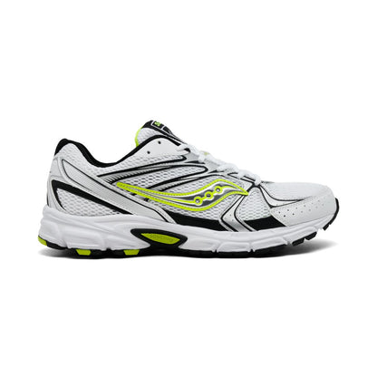 Saucony Men's and Women's Ride Millennium Casual Sneakers from Finish Line - White, Silver, Yellow