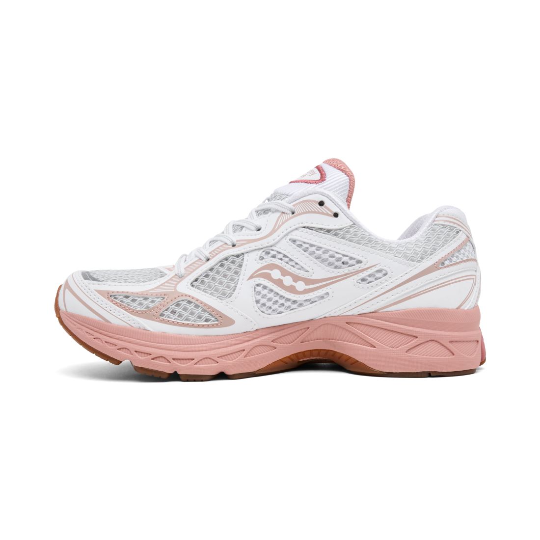 Saucony Men's and Women's ProGrid Guide 7 Running Sneakers from Finish Line - White, Peach