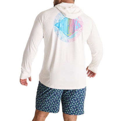 Chubbies Men's Reflector Print Long-Sleeve Hooded T-Shirt