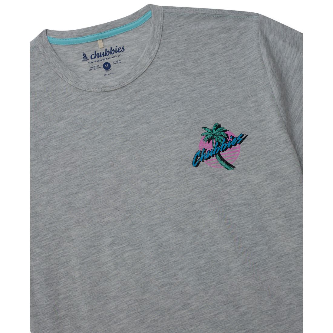 Chubbies Men's The Crooked Palms Crewneck Graphic T-Shirt