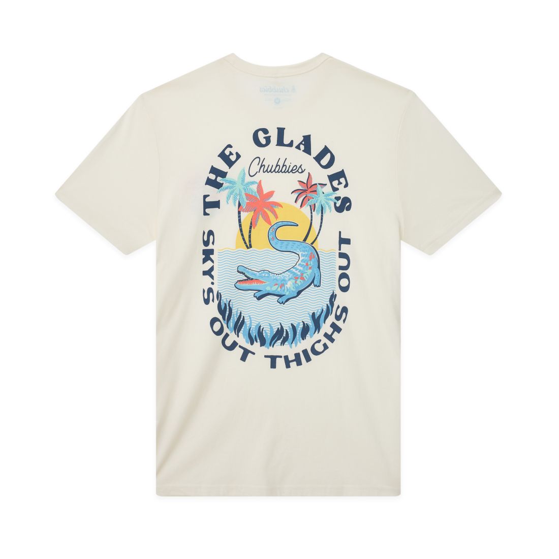 Chubbies Men's The Gatorglades Crewneck Graphic T-Shirt