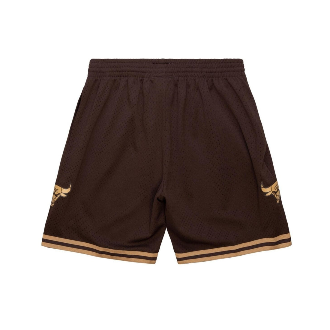 Mitchell & Ness Men's Brown Chicago Bulls 1997-98 Hardwood Classics Lux Swingman Shorts