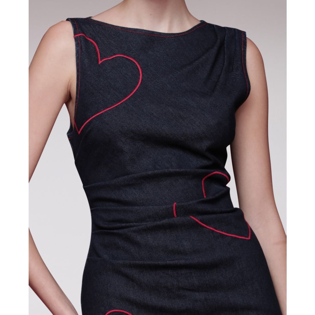 Avec Les Filles Women's Asymmetrical Mini Dress