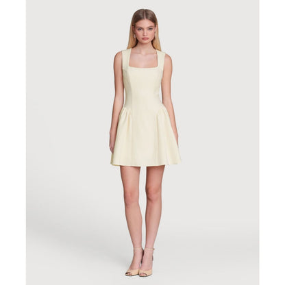 Avec Les Filles Women's Hip Flounce Mini Dress