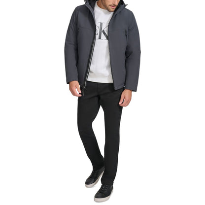 Calvin Klein Men's Sherpa Lined Infinite Stretch Soft Shell Jacket