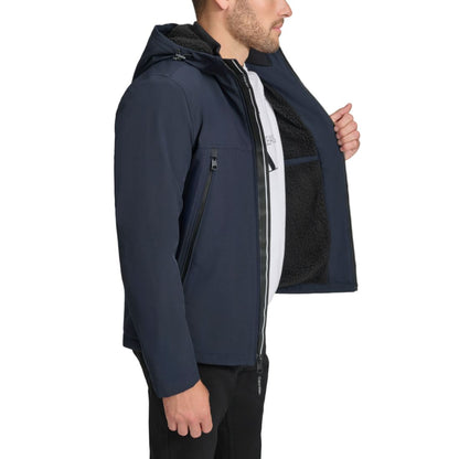 Calvin Klein Men's Sherpa Lined Infinite Stretch Soft Shell Jacket