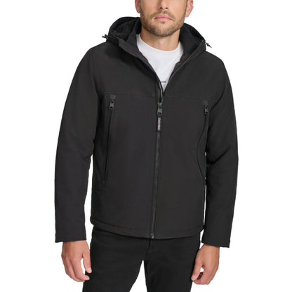 Calvin Klein Men's Sherpa Lined Infinite Stretch Soft Shell Jacket