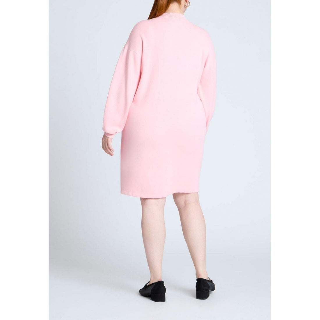 Eloquii Women's Heart Intarsia Mini Dress