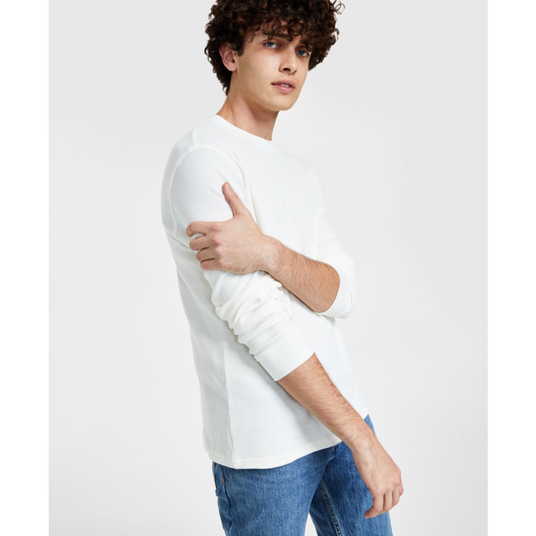 Levi's Men's Waffle Knit Thermal Long Sleeve T-Shirt