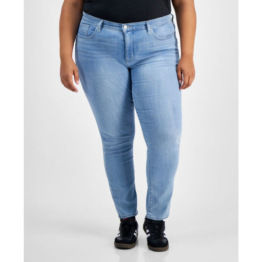 Levi's Trendy Plus Size 314 Mid-Rise Shaping Straight-Leg Jeans