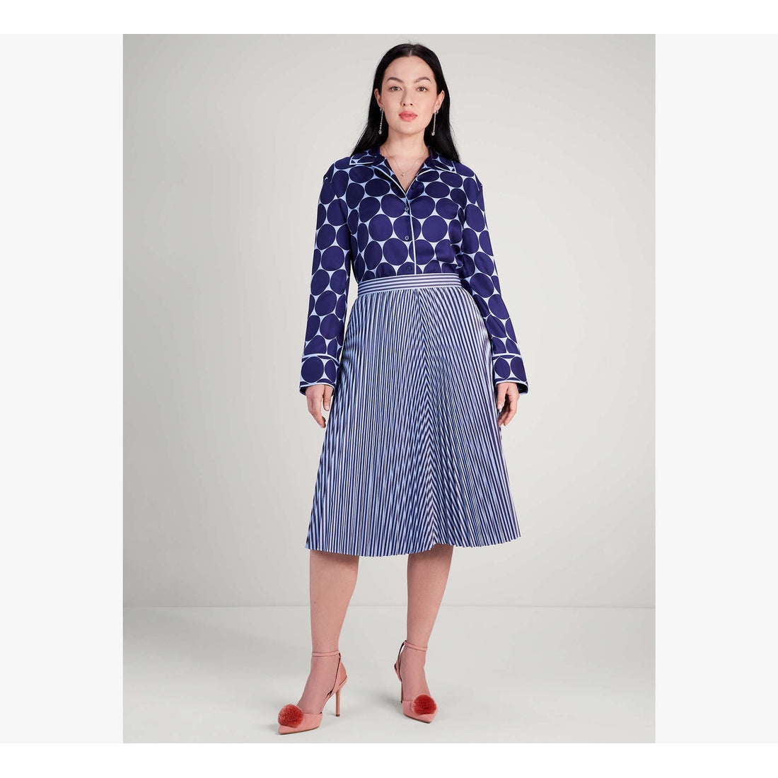 Joy Dot Silk Twill Shirt