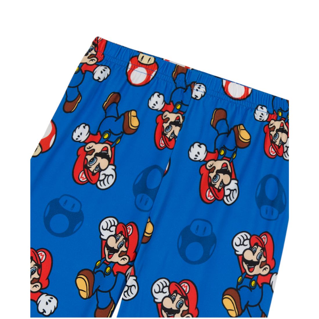 Nintendo Boys' Toddler 2T-4T Mario Party Collared Shirt and Pajama Pants, 2-Piece Set