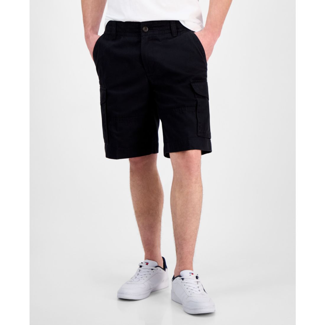 Tommy Hilfiger Men's Essential 10" Solid Cargo Shorts
