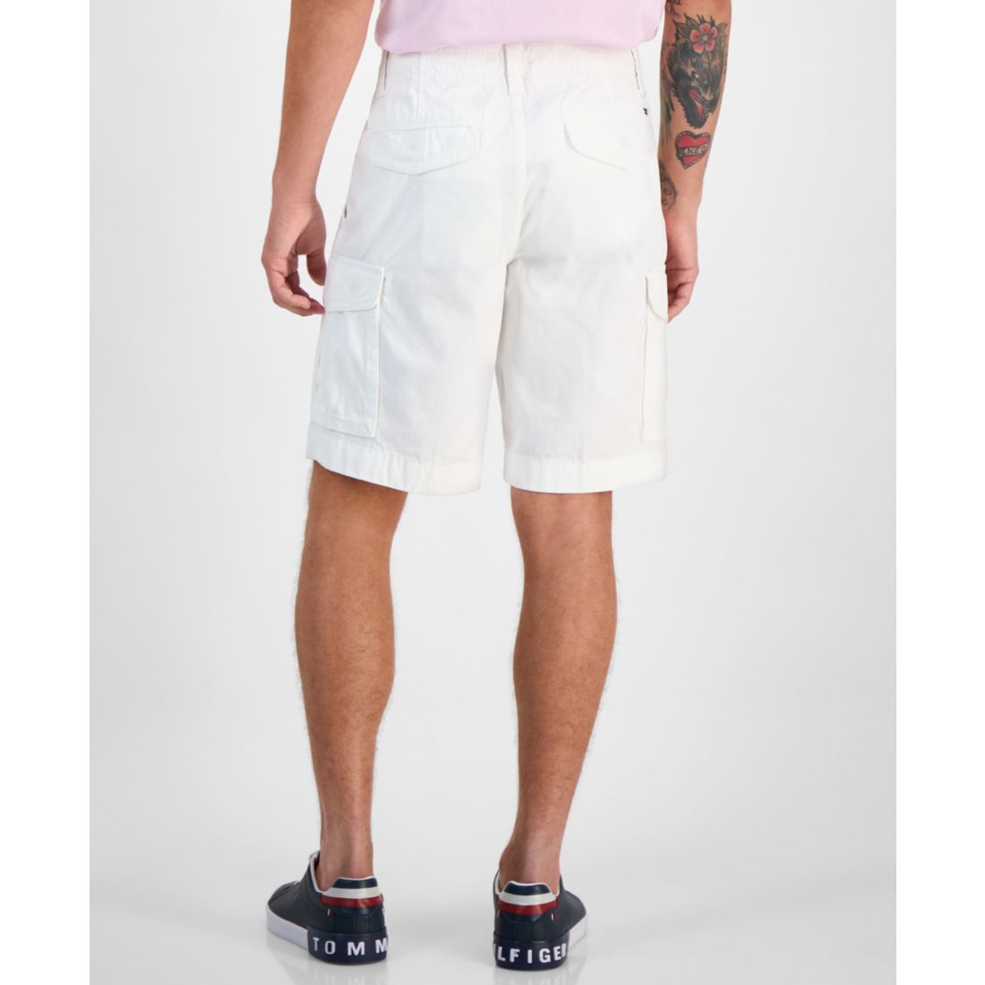 Tommy Hilfiger Men's Essential 10" Solid Cargo Shorts