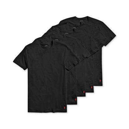 Polo Ralph Lauren Men's 5-Pack Crew-Neck Undershirts