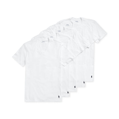Polo Ralph Lauren Men's 5-Pack Classic-Fit V-Neck Undershirts