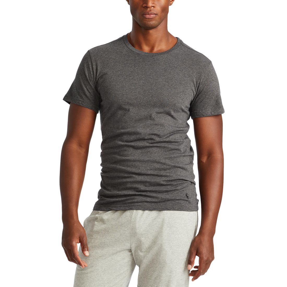 Polo Ralph Lauren Men's 3-Pack Slim Fit Crewneck Undershirt - Andover / Bali Blue / Cruise Navy