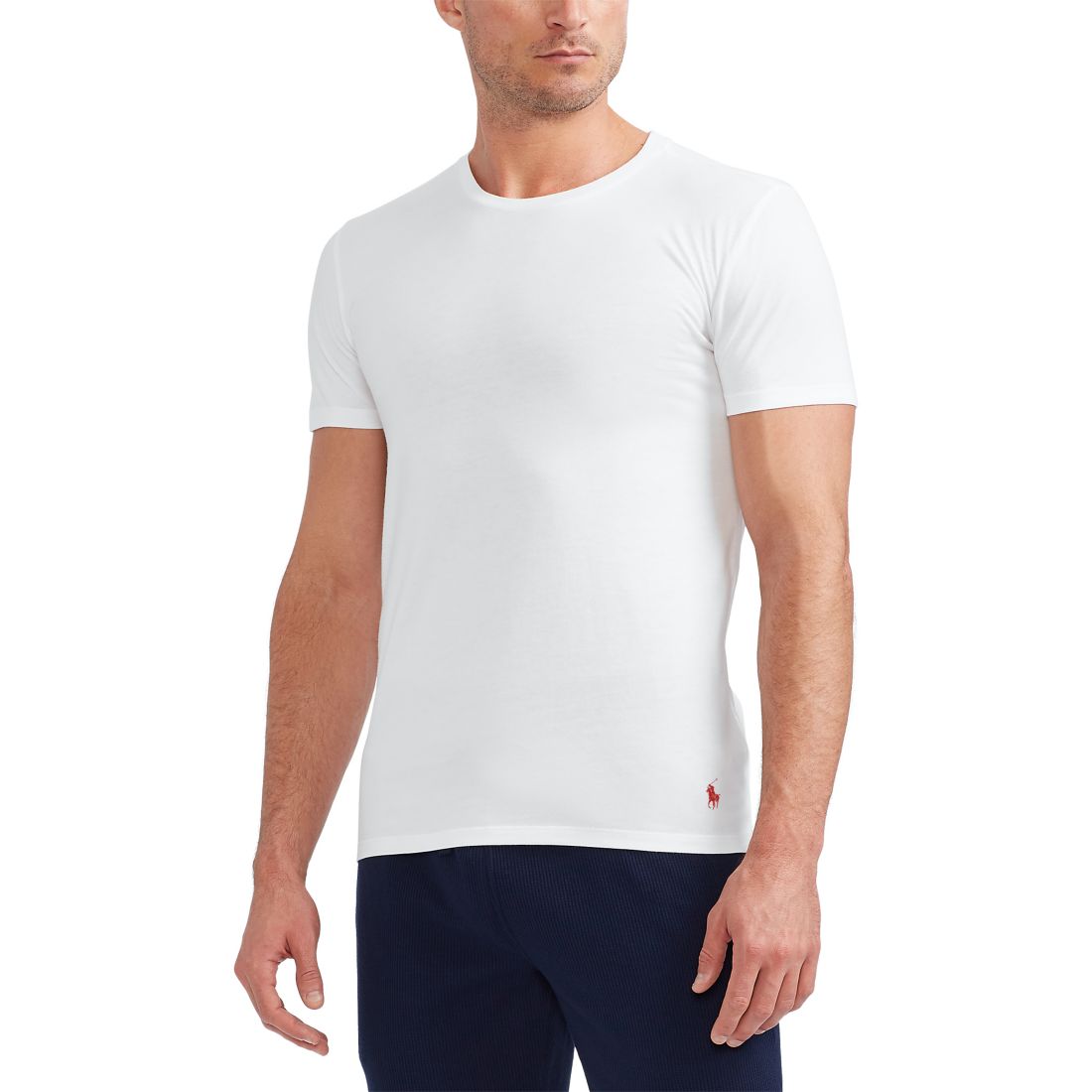 Polo Ralph Lauren Men's 3-Pack Slim-Fit Classic Cotton Crew Undershirts