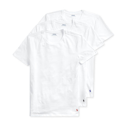 Polo Ralph Lauren Men's 3-Pack Slim-Fit Classic Cotton Crew Undershirts