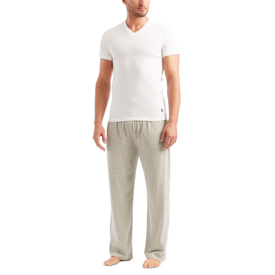 Polo Ralph Lauren Men's 5-Pack Slim Fit Classic Cotton V-Neck T-Shirts