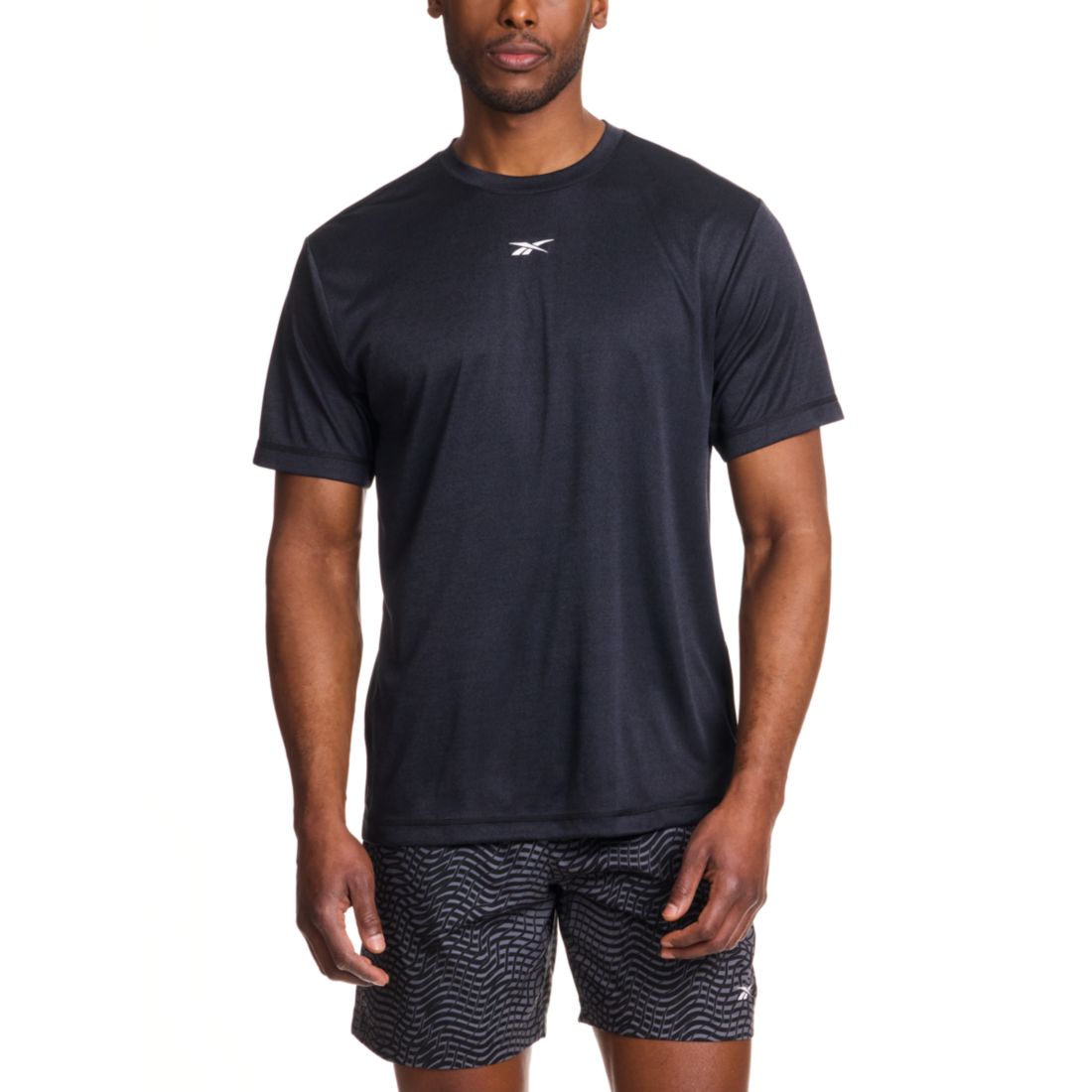 Reebok Men's Tech Regular-Fit Logo T-Shirt