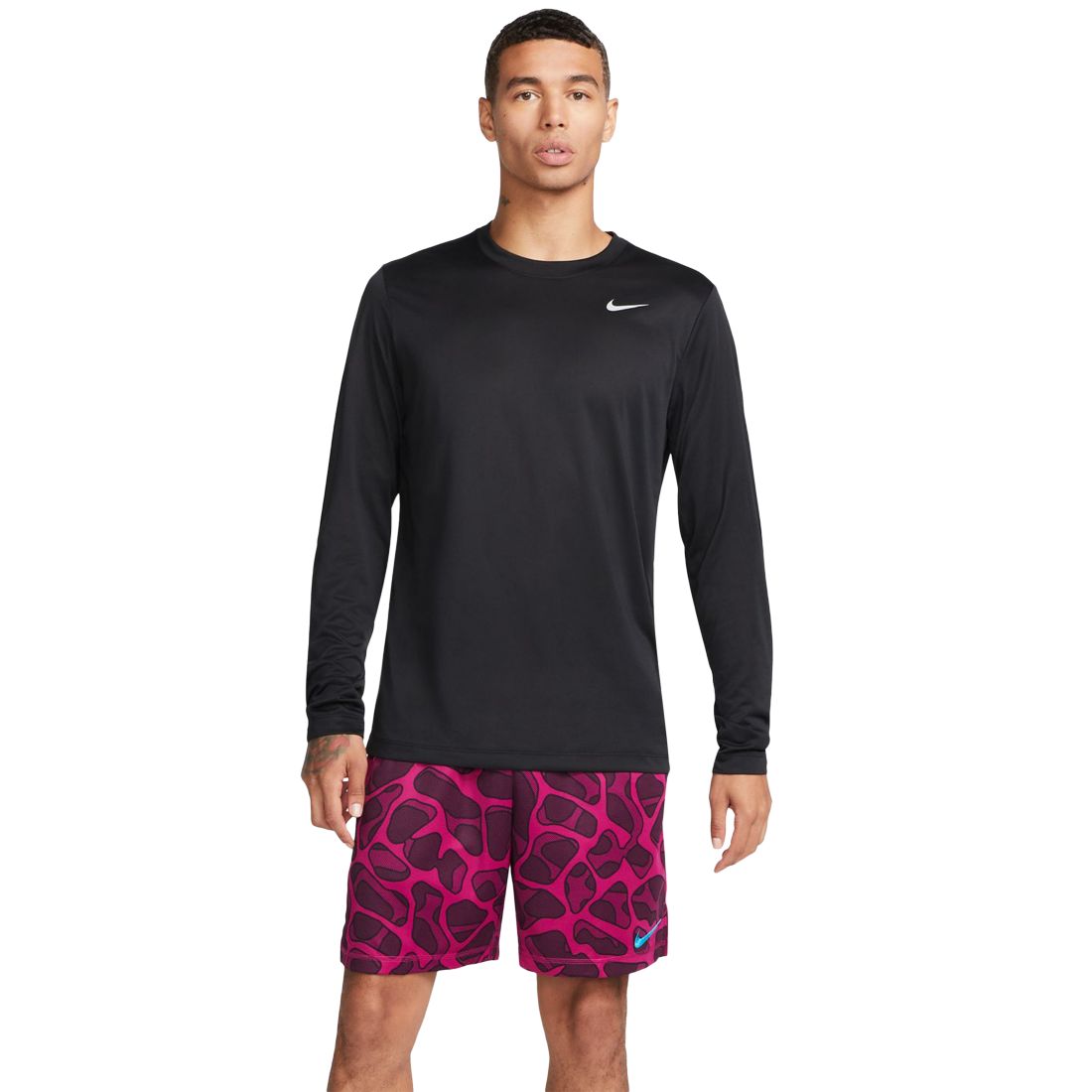 Nike Men's Relaxed-Fit Long-Sleeve Fitness T-Shirt