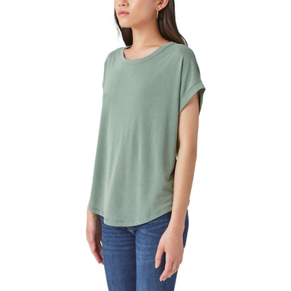 Lucky Brand Women's Short Sleeve Sandwash Dolman Tee