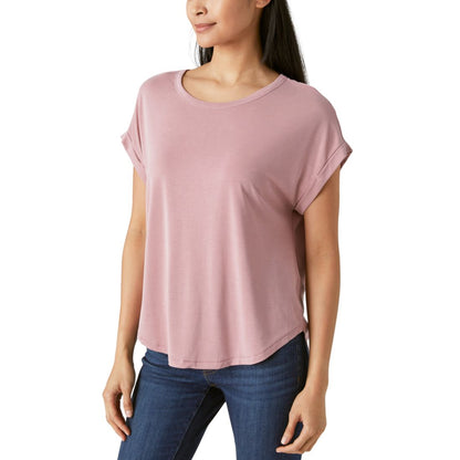 Lucky Brand Women's Short Sleeve Sandwash Dolman Tee