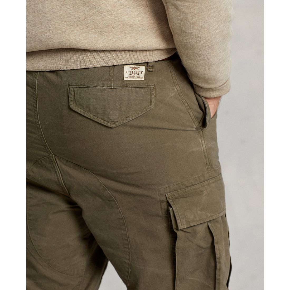 Polo Ralph Lauren Men's Big & Tall Classic Tapered Fit Canvas Cargo Pants