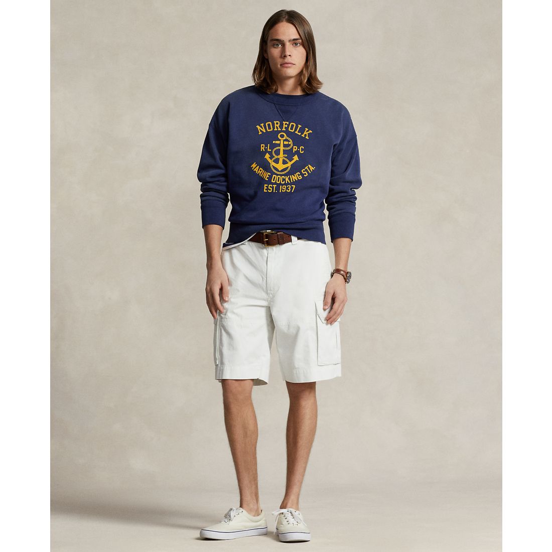 Polo Ralph Lauren Men's 10-1/2-Inch Relaxed Fit Twill Cargo Shorts