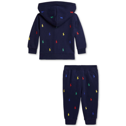 Polo Ralph Lauren Baby Embroidered Hoodie & Pant Set