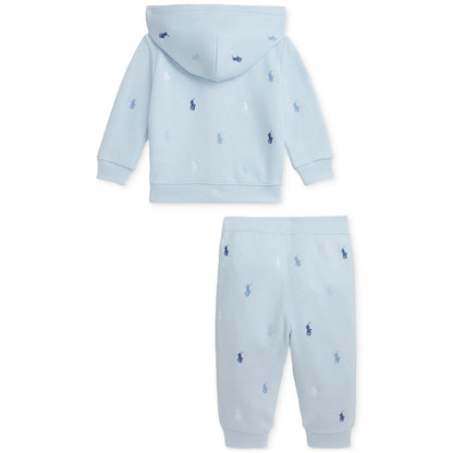 Polo Ralph Lauren Baby Embroidered Hoodie & Pant Set